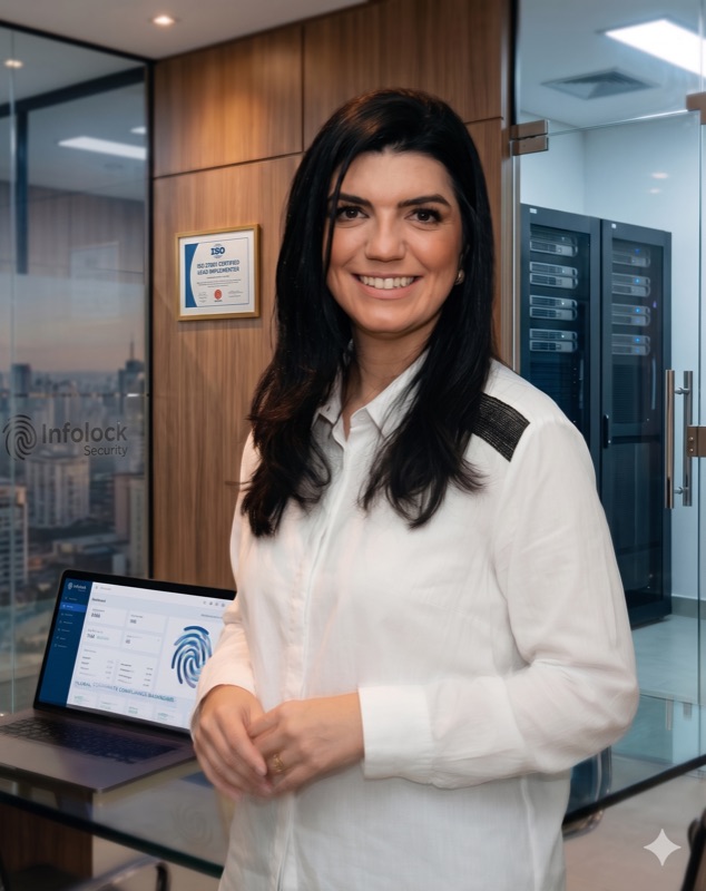 Joana Faccini Salaverry, CEO da Infolock, Auditora Líder ISO 27001